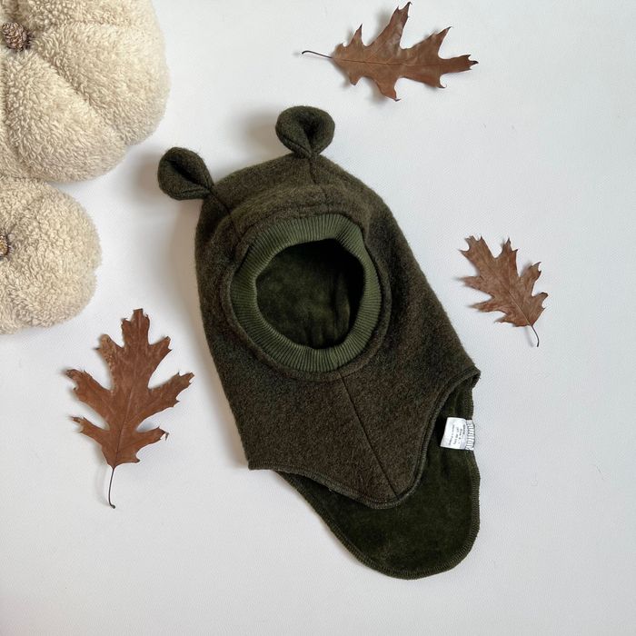 Преміальна шапка шолом з вовни балаклава 42/44/46 см 3/6/9/12 міс