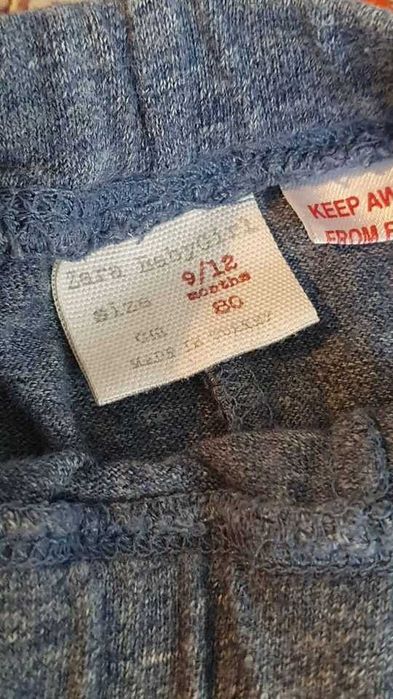 3x spodenki dziewczęce na rozm. 80-86 cm (Zara, H&M)