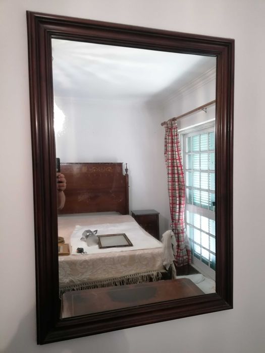 Conjunto de Quarto Antigo de Casal em Madeira