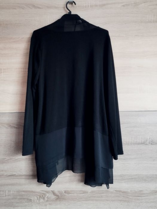 Liberty Unikalny kardigan z mgiełką plus size 3XL