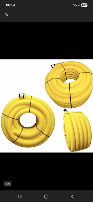 Wąż drenarski, Nowy bez otworów , fi25