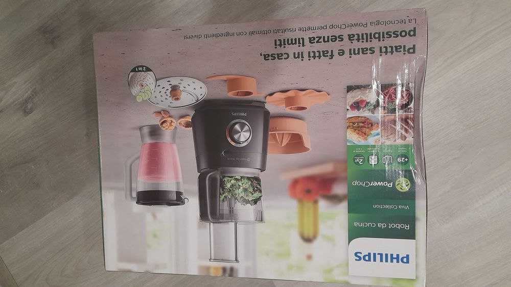 Philips Viva Collection Robot de Cozinha Compacto de 800 W