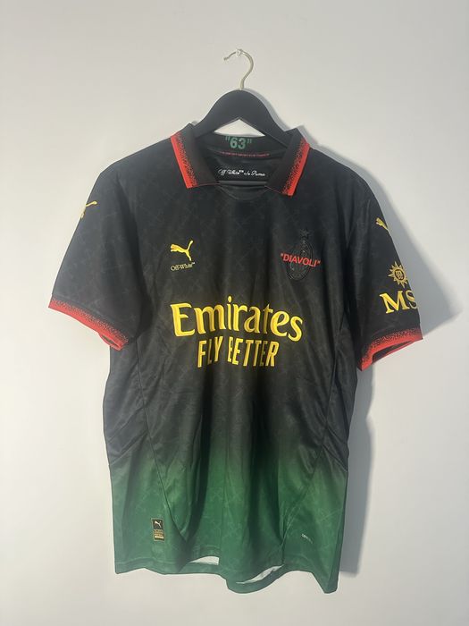 Koszulka AC Milan x OFF White– Rozmiar L