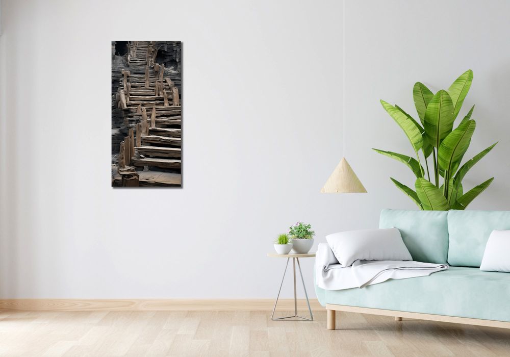 Obraz 40x90cm Schody do Nieznanego