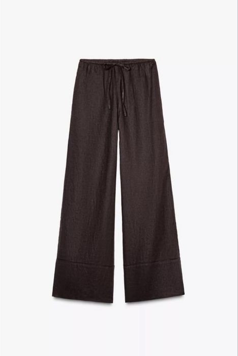Лляні брюки zara