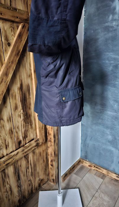 Mango H.E. kurtka męska granatowa field jacket L bawełna