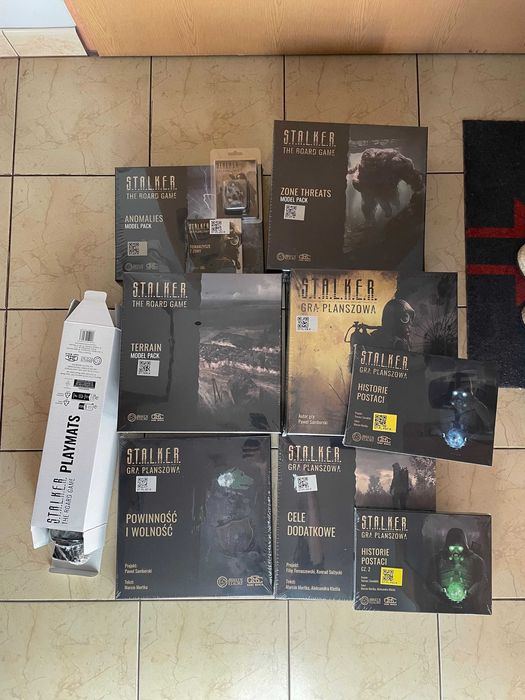 STALKER The Board Game PL Explorer + EXTRAS gamefound KS NOWA FOLIA