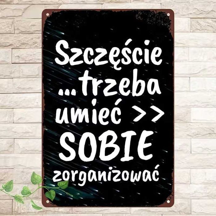 Nowa metalowa tablica