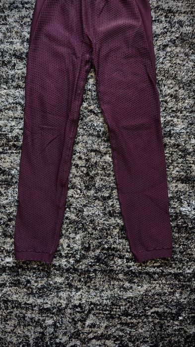 Prozis Leggings Scrunch Bordô | Textura Waffle | Novas