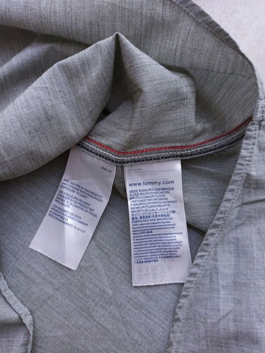 Tommy Hilfiger oryginalna oliwkowa koszula męska rozmiar XL