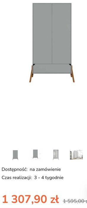 Meble Bellamy Lotta Szare