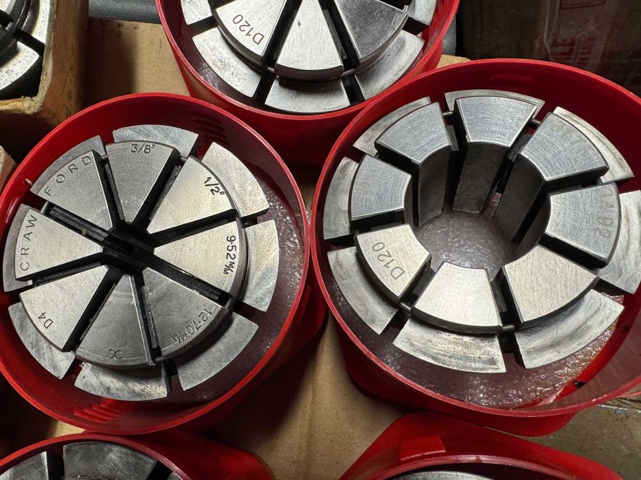 Tuleje zaciskowe D120 do CNC różne średnice