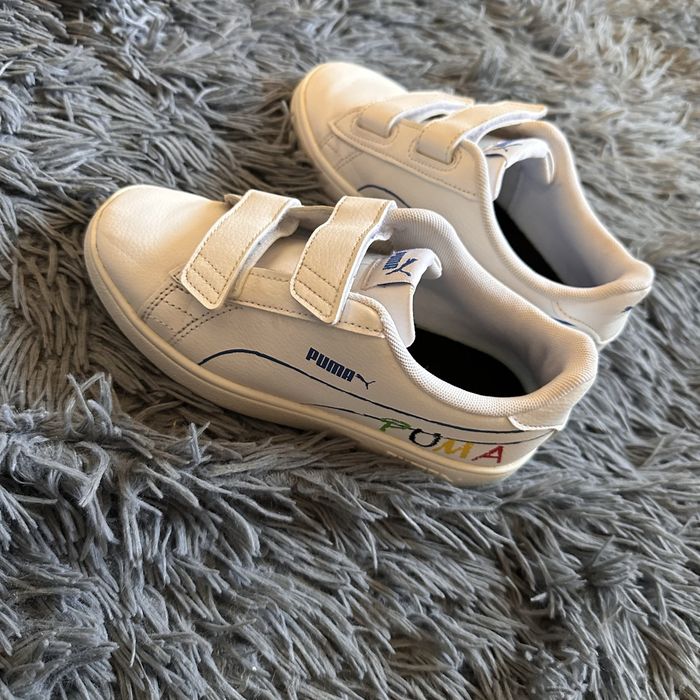 Puma Smash v2 Home School дитячі кросівки 20 см устілка влягнені 1 раз