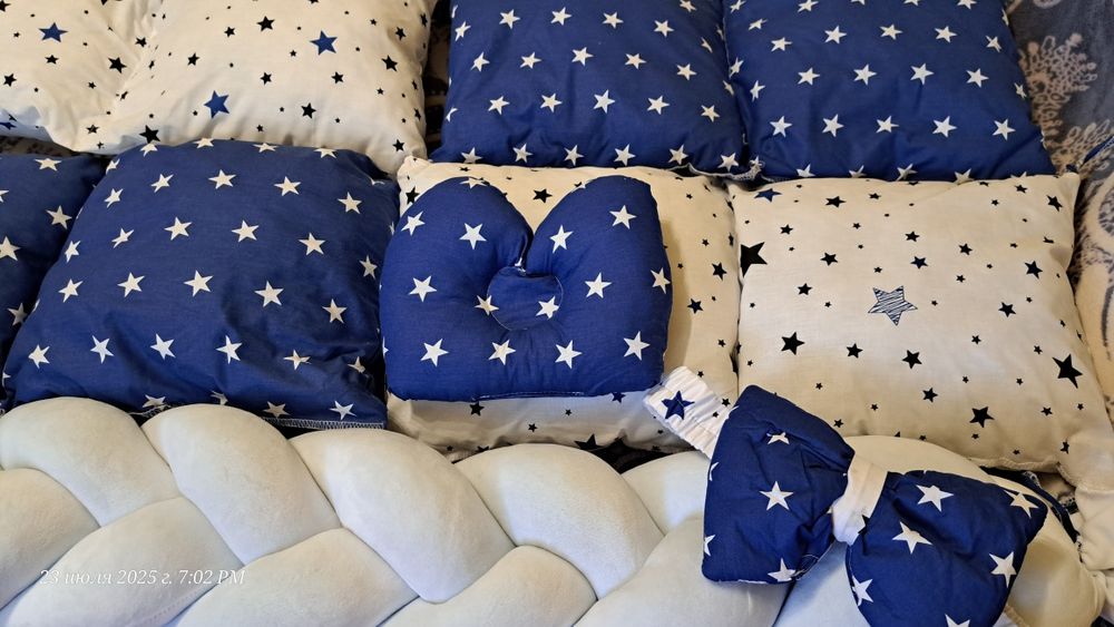 Білизна з бортиками в ліжечко