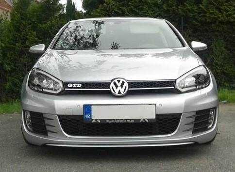 Черные фары Volkswagen Golf 6 с линзами и ДХО Новые (ЦЕНА ЗА ПАРУ)
