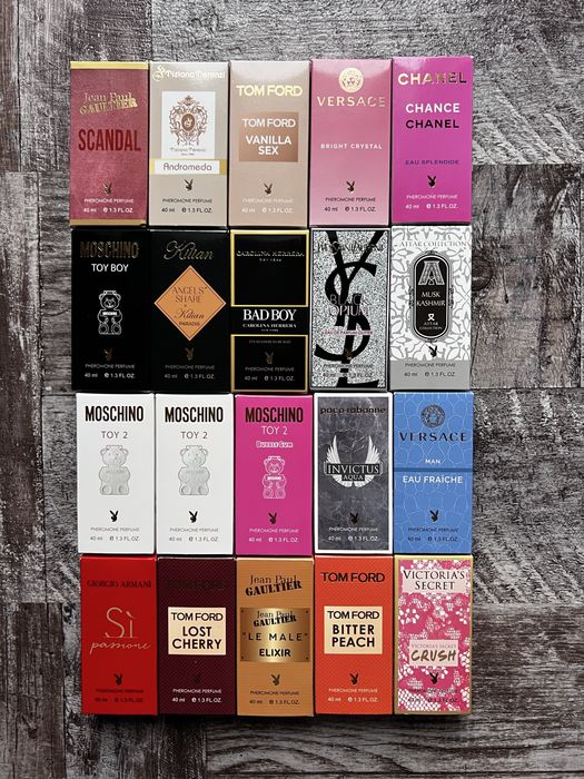 АКЦІЯ!!! Парфуми 40 мл з ферамонами. Чоловічі-Жіночі аромати!