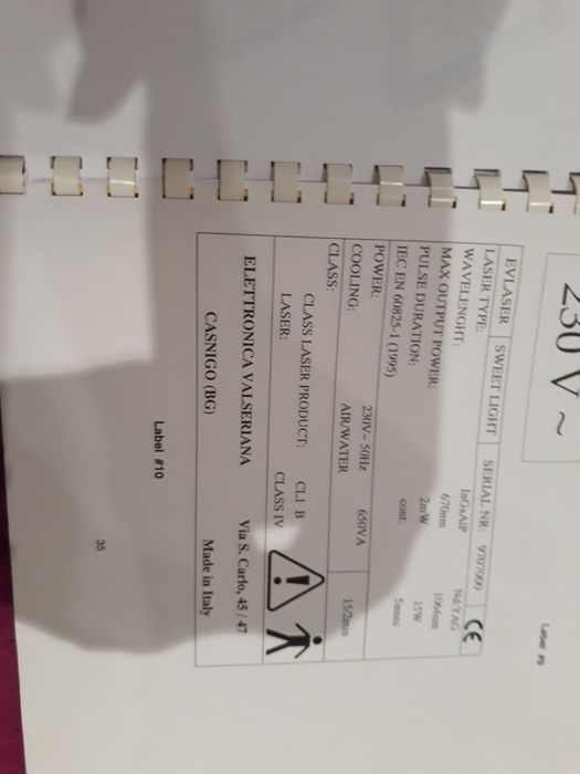 Laser Nd Yag 1064nm