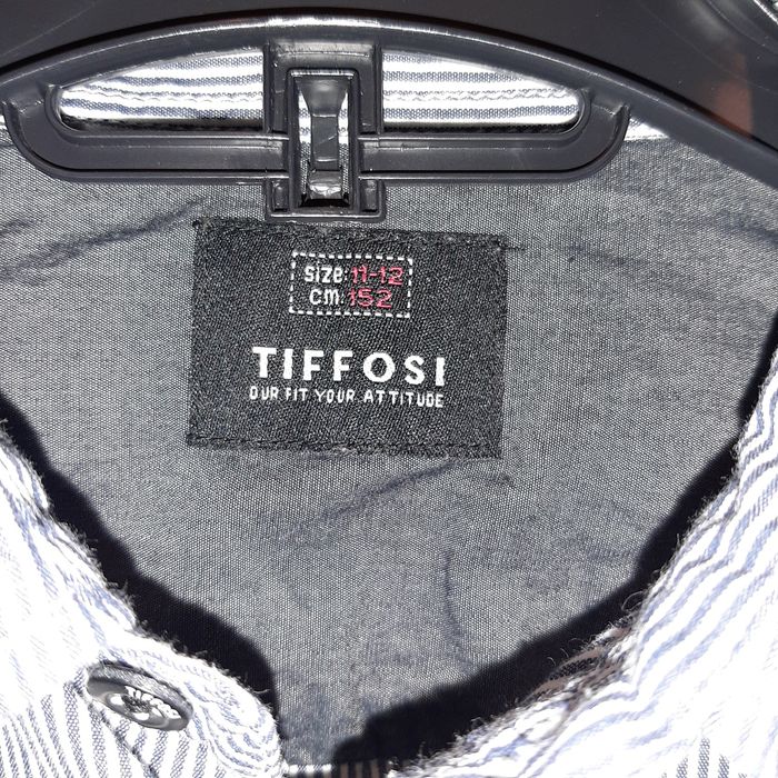 Camisa 11-12anos Tiffosi manga curta