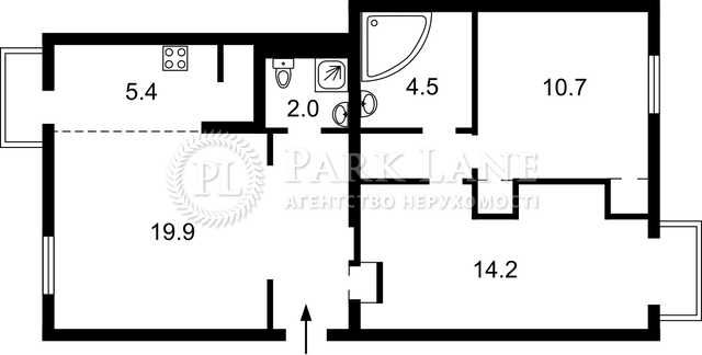 Історичний центр Басейна 17 дві спальні євроремонт купити