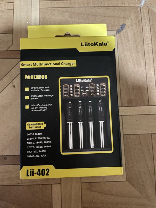 Зарядка для аккумуляторов 18650 LiitoKala Lii-402