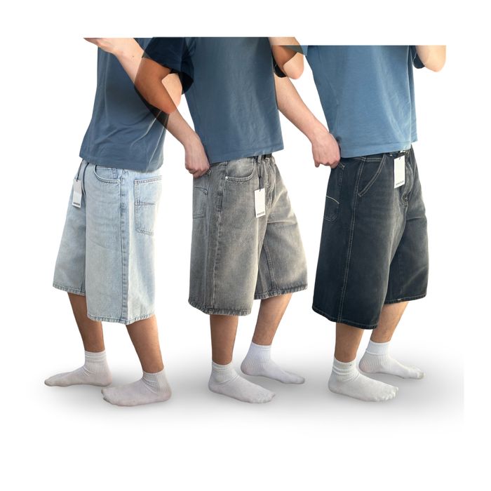 Шорти Bershka Skater Super Baggy Широкі Скейтер Супер Беггі Shorts