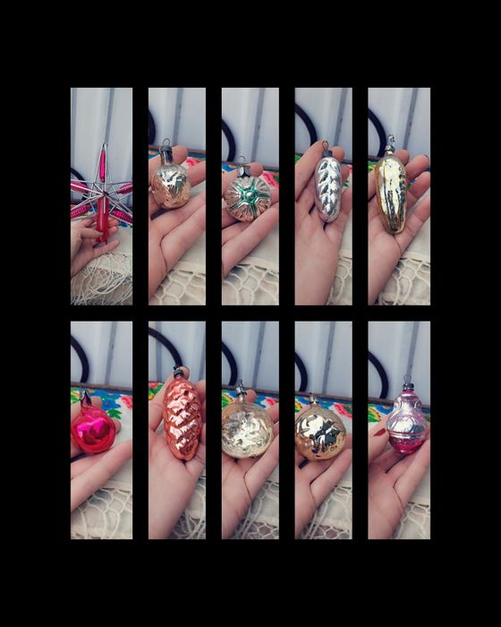 Ссср новогодние елочные игрушки  и шары