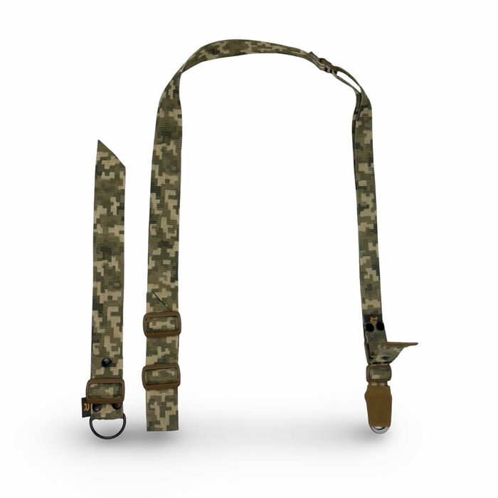 Збройовий ремінь одно-двоточковий з додатковим кріпленням