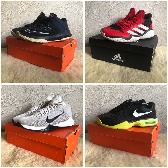 Дивітся усі фото, 12+ пар для баскетболу волейболу Nike Adidas 43-42