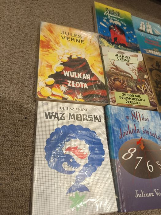 Książki Juliusza Vernea zestaw