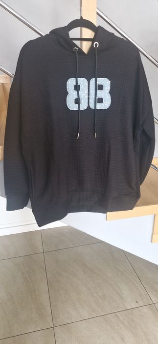 Bluza czarna bawełniana L/XL