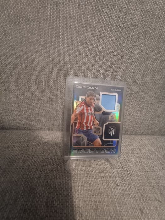 2020-21 panini obsidian soccer Luis Suarez player worn material /50 atletico Madrid
