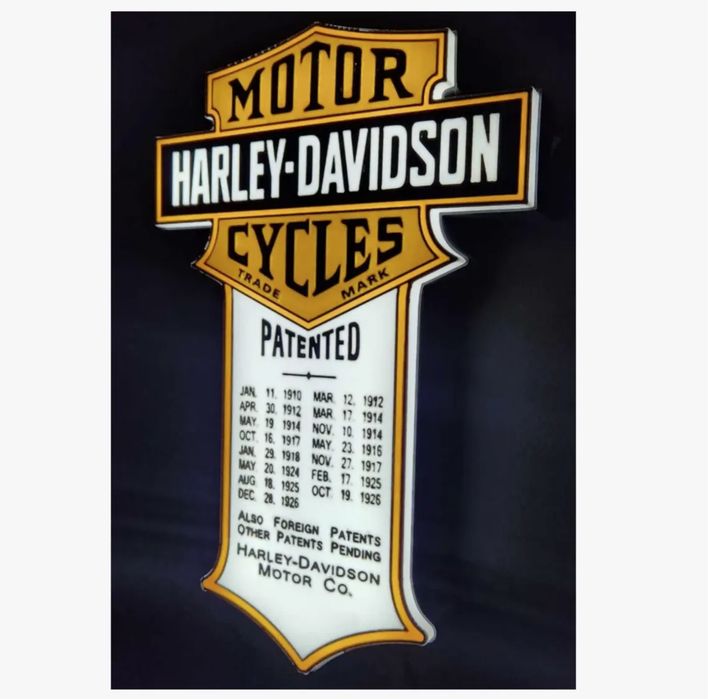 Caixa de Luz Harley Davidson Personalizada