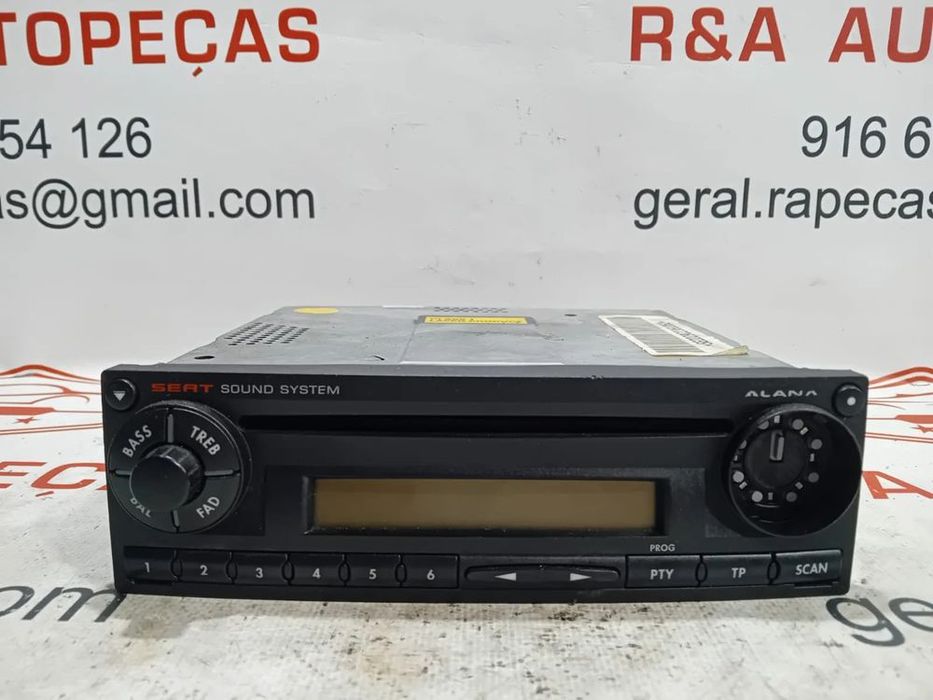 Auto Rádio Seat Ibiza 6L 6L0035156 Orignal