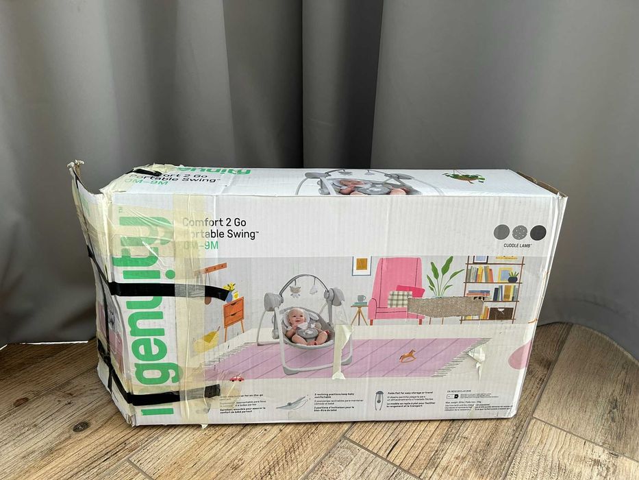 Leżaczek, bujaczek Ingenuity, Comfort 2 Go Portable Swing