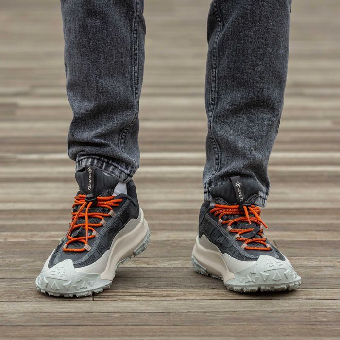 Кросівки Nike ACG Mountain Fly 2 Gore-Tex Grey-Beige premium | Кроссовки Найк чоловічі жіночі