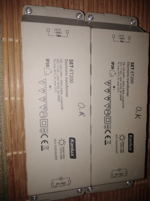 Transformator elektroniczny Kanlux zostały tylko et60