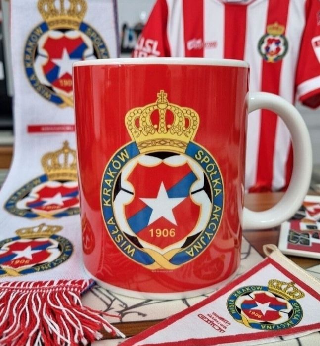 Zestaw 2 kubkow Wisla Krakow prezent dla kibica dla niego Ekstraklasa