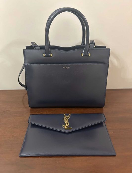 Сумка YSL, шкіряна, синього кольору, нова.