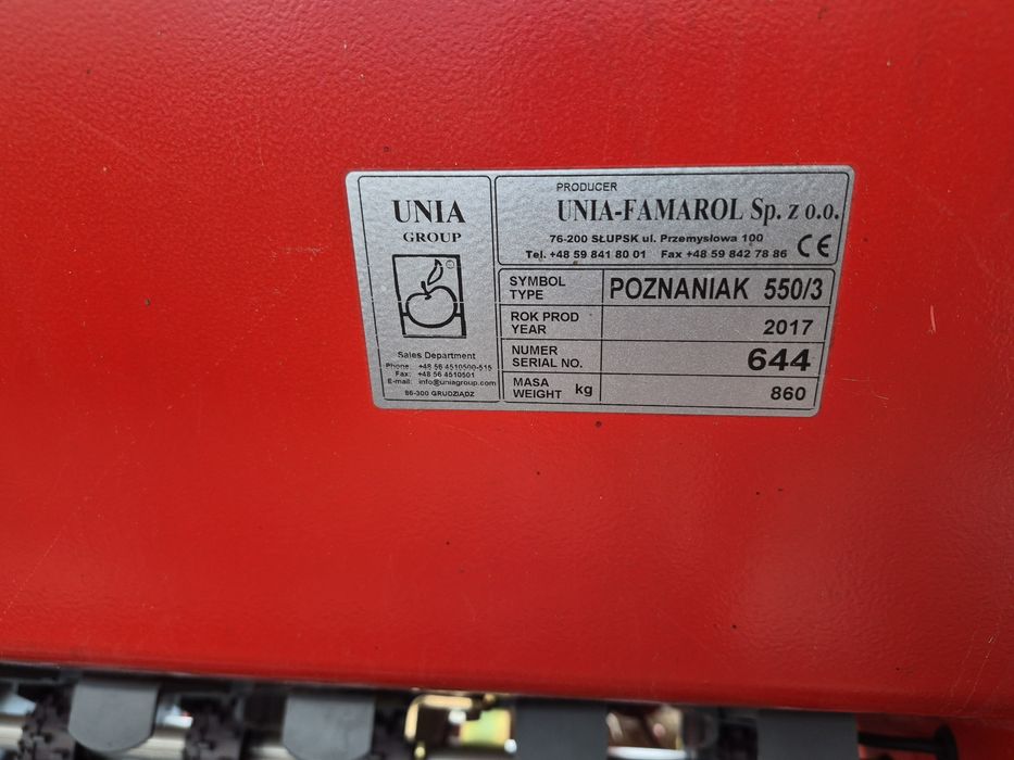 Agregat uprawowo siewny Unia