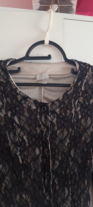 Bolerko koronkowe h&m 34 XS marynarka