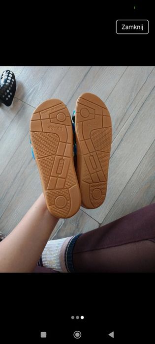 Damskie klapki rozmiar 41