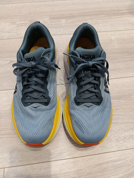 Szare buty Hoka One One M Bondi 8