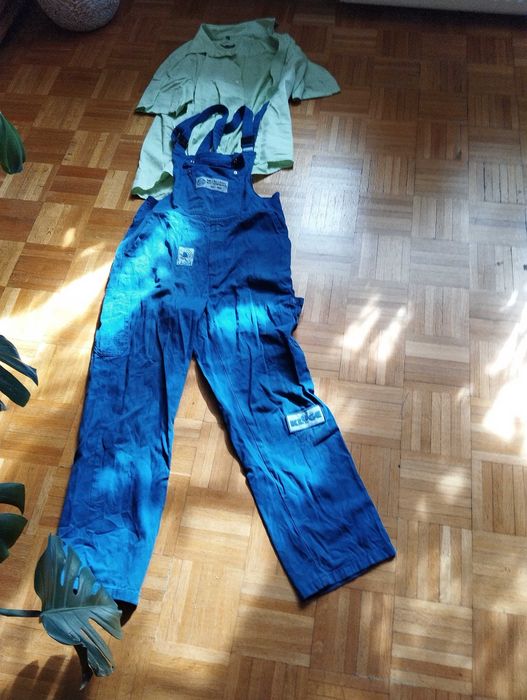 Ogrodniczki męskie r. 26 plus koszula - używane