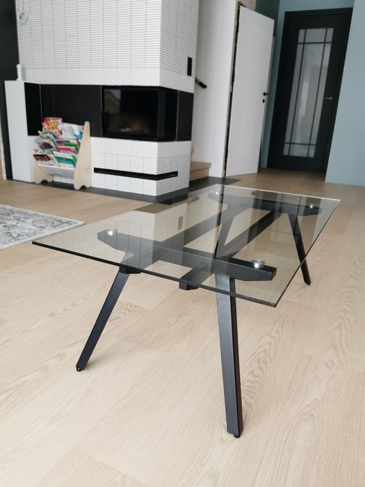 Stolik kawowy szklany 60x120