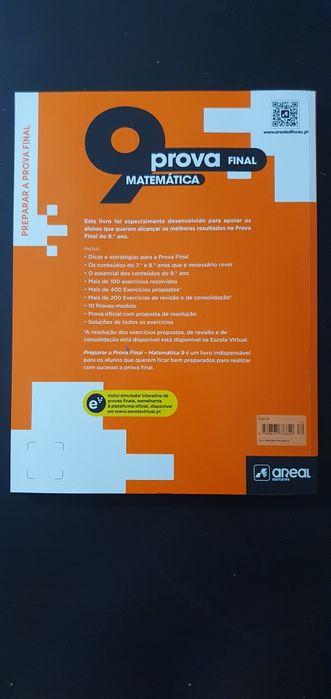 Livros Apoio Português e Matemática 9 Ano