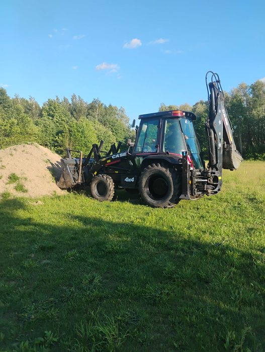 roboty ziemne koparka, koparko - ładowarka, OCZYSZCZALNIE, SZAMBA