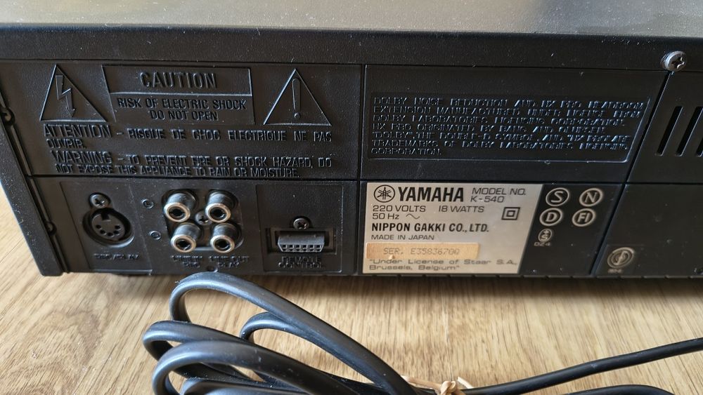 Deck YAMAHA K-540