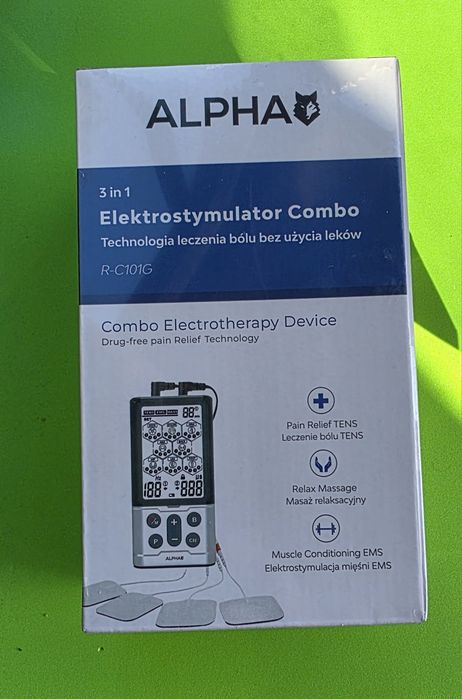 Nowy Elektrostymulator mięśni i nerwów TENS EMS MASAŻ 60 programów ALP