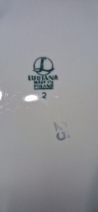 Porcelana Orbis  świecznik nowy Lubiana PRL