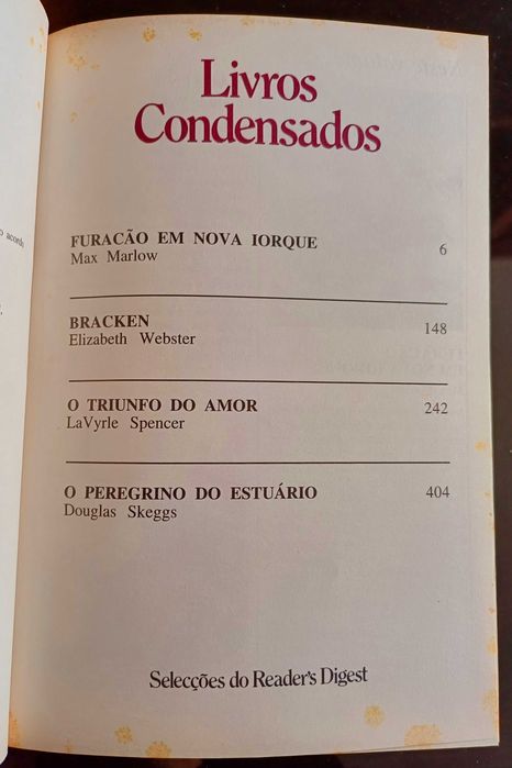 Selecções do Reader's Digest - Livros Condensados
